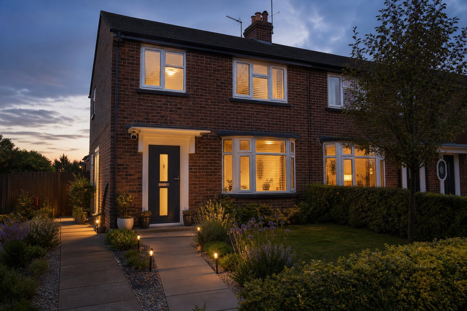 British family home protected by Perdin security camera
